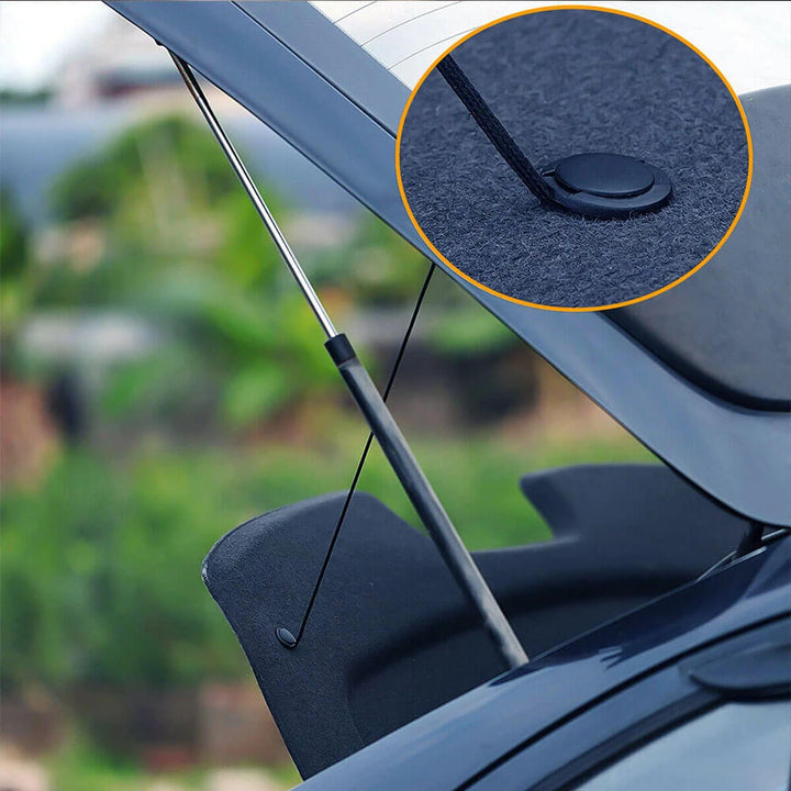 Car sunshade with close-up of a button on a blurred green outdoor background 190-Piece Vehicle Fastener Clip Set for Auto Repair 190 Piece Vehicle Fastener Clip Set Bumper Fender Rivet Clips Auto Body Push Retaining Pin Rivet Bumper Door Trim Panel Retainer Repair