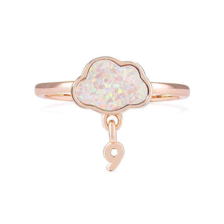 Buy Stylish Cloud 9 Rings in Silver & Rose Gold - Wearing Felicity Cloud-9-Ring-Rose-Gold Wear Felicity