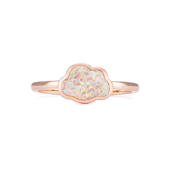 Stylish Handcrafted Cloud Ring - Wearing Felicity Cloud-Ring-Rose-Gold Wear Felicity