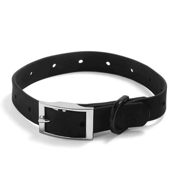Stylish & Waterproof Silicone Dog Collars for Pets - Wearing Felicity Dog-Collar-Black Wear Felicity