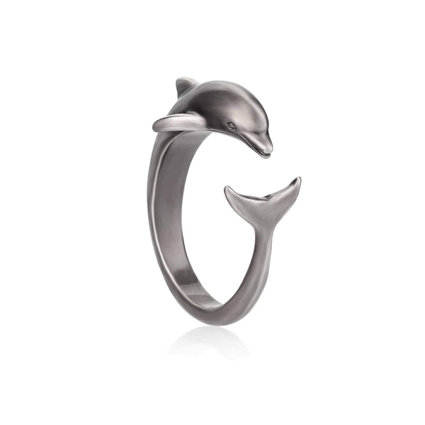 Stylish Dolphin Wrap Ring for Animal Lovers - Wearing Felicity Dolphin-Wrap-Ring Wear Felicity