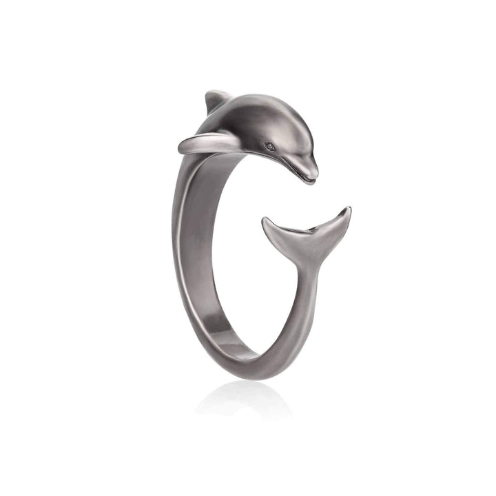 Stylish Dolphin Wrap Ring for Animal Lovers - Wearing Felicity Dolphin-Wrap-Ring Wear Felicity