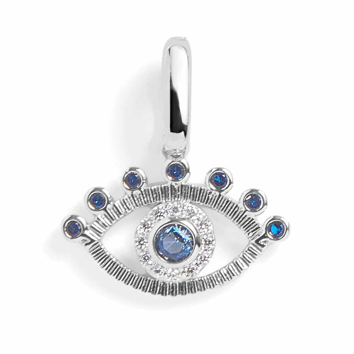 Evil Eye Charm: Protection and Good Luck Jewelry - Wearing Felicity Evil-Eye-Charm-Silver Wear Felicity