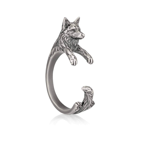 Stylish Fox Wrap Ring for Animal Lovers - Wearing Felicity Fox-Wrap-Ring Wear Felicity