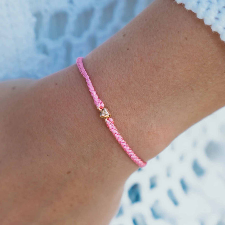 Heart Cord Bracelet Love and Connection Symbol - Wearing Felicity Heart-Cord-Bracelet-01 Wear Felicity