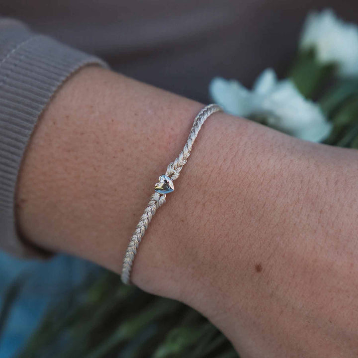 Heart Cord Bracelet Love and Connection Symbol - Wearing Felicity Heart-Cord-Bracelet-02 Wear Felicity