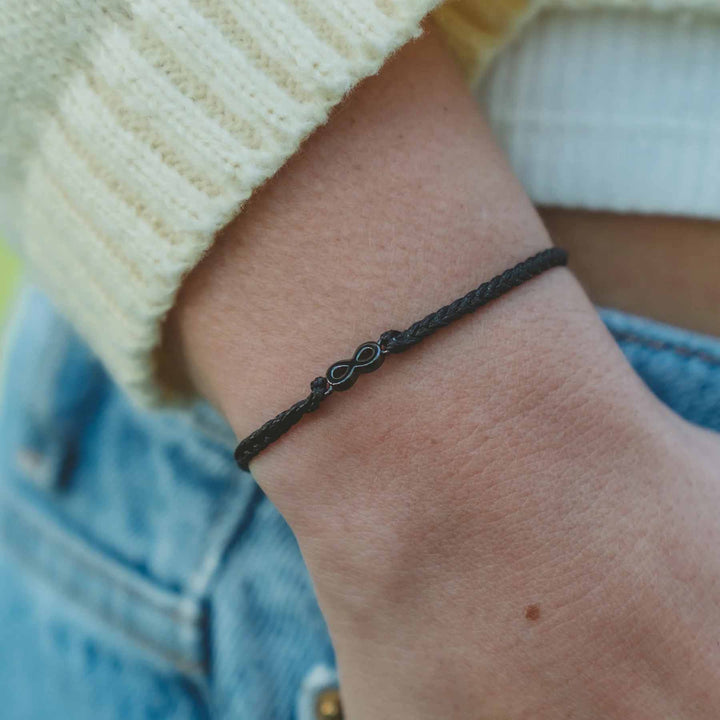 Shop Infinity Cord Bracelet Love and Resilience - Wearing Felicity Infinity-Cord-Bracelet-01 Wear Felicity