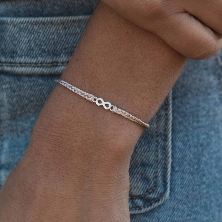 Shop Infinity Cord Bracelet Love and Resilience - Wearing Felicity Infinity-Cord-Bracelet-02 Wear Felicity