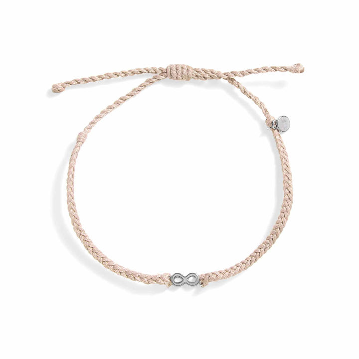 Shop Infinity Cord Bracelet Love and Resilience - Wearing Felicity Infinity-Cord-Bracelet-Dark-Tan Wear Felicity