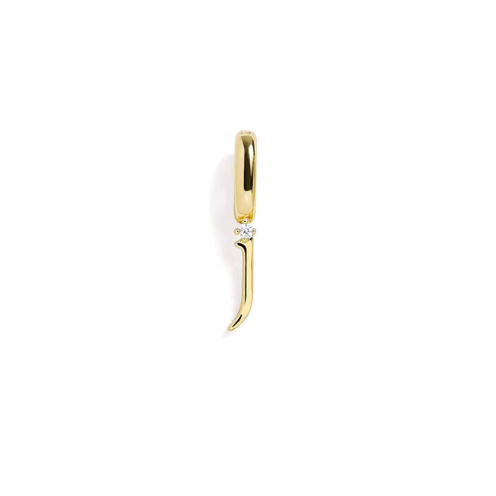 Personalized Letter Charms in Gold & Silver - Wearing Felicity Letter-Charm-Gold-J Wear Felicity