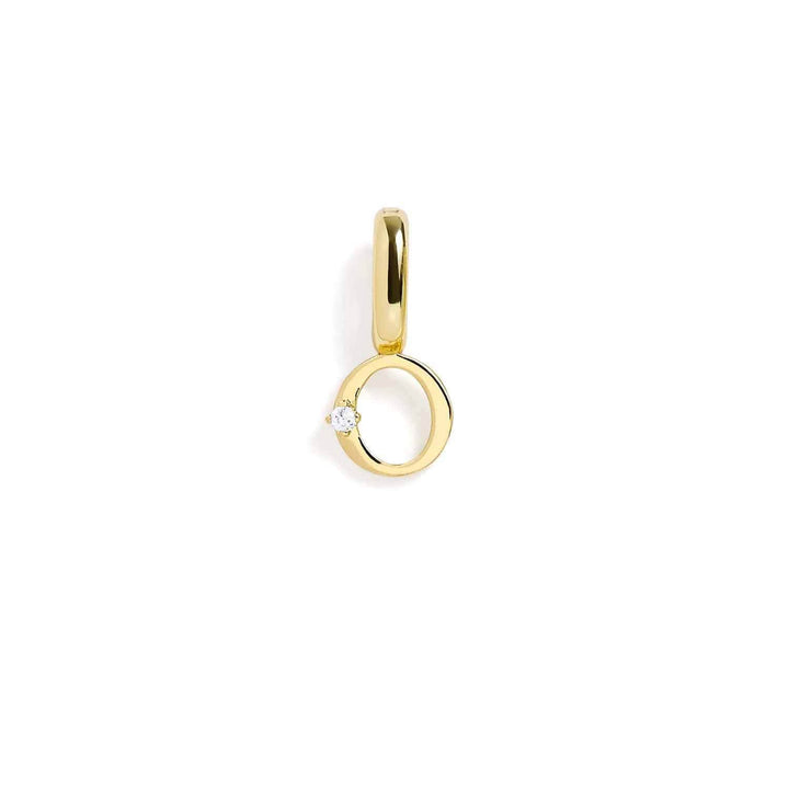 Personalized Letter Charms in Gold & Silver - Wearing Felicity Letter-Charm-Gold-O Wear Felicity