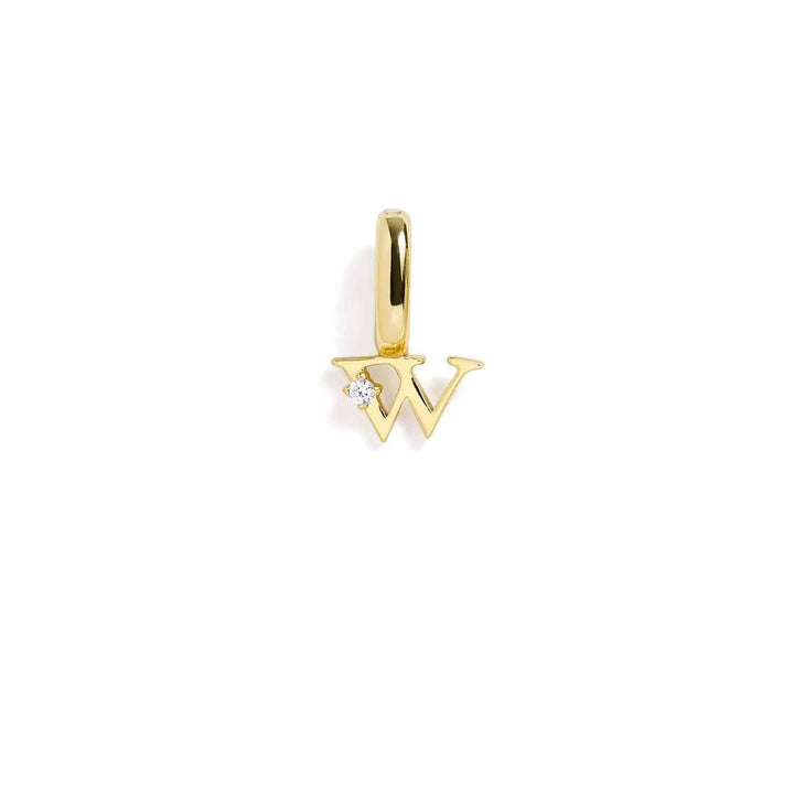 Personalized Letter Charms in Gold & Silver - Wearing Felicity Letter-Charm-Gold-W Wear Felicity