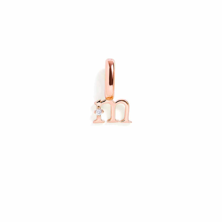 Personalized Letter Charms in Gold & Silver - Wearing Felicity Letter-Charm-Rose-Gold-M Wear Felicity