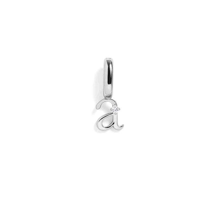 Personalized Letter Charms in Gold & Silver - Wearing Felicity Letter-Charm-Silver-A Wear Felicity