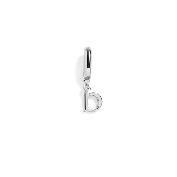 Personalized Letter Charms in Gold & Silver - Wearing Felicity Letter-Charm-Silver-B Wear Felicity