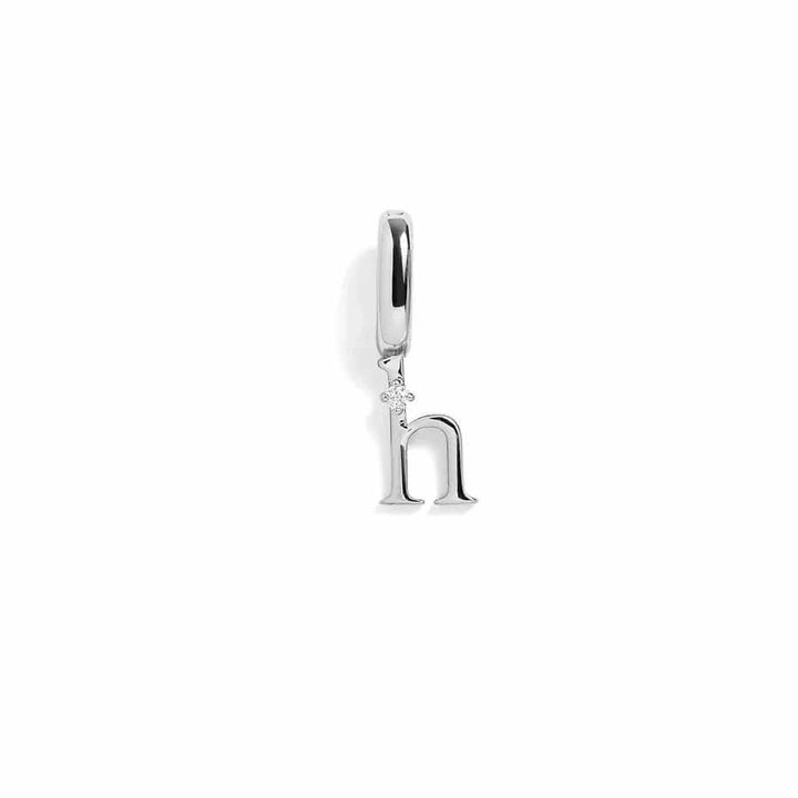 Personalized Letter Charms in Gold & Silver - Wearing Felicity Letter-Charm-Silver-H Wear Felicity
