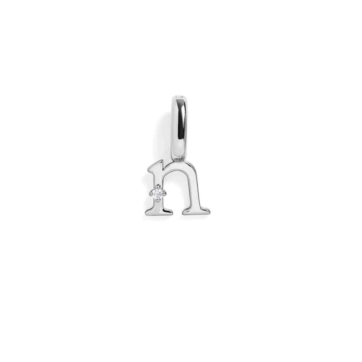 Personalized Letter Charms in Gold & Silver - Wearing Felicity Letter-Charm-Silver-N Wear Felicity