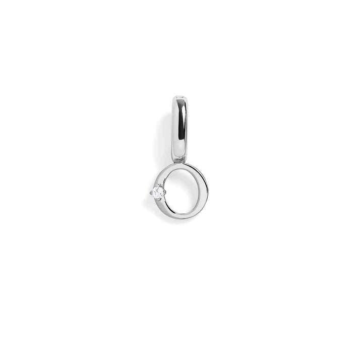 Personalized Letter Charms in Gold & Silver - Wearing Felicity Letter-Charm-Silver-O Wear Felicity