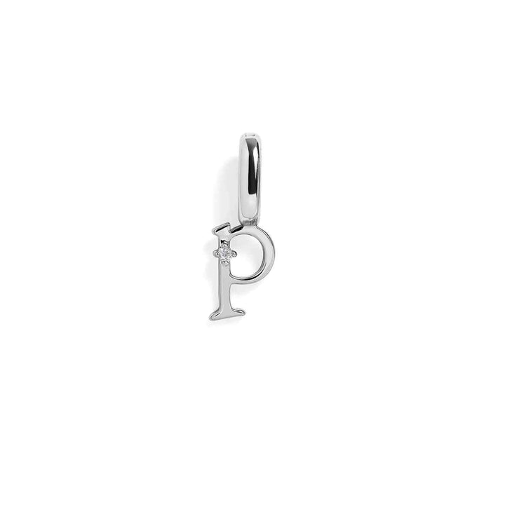 Personalized Letter Charms in Gold & Silver - Wearing Felicity Letter-Charm-Silver-P Wear Felicity