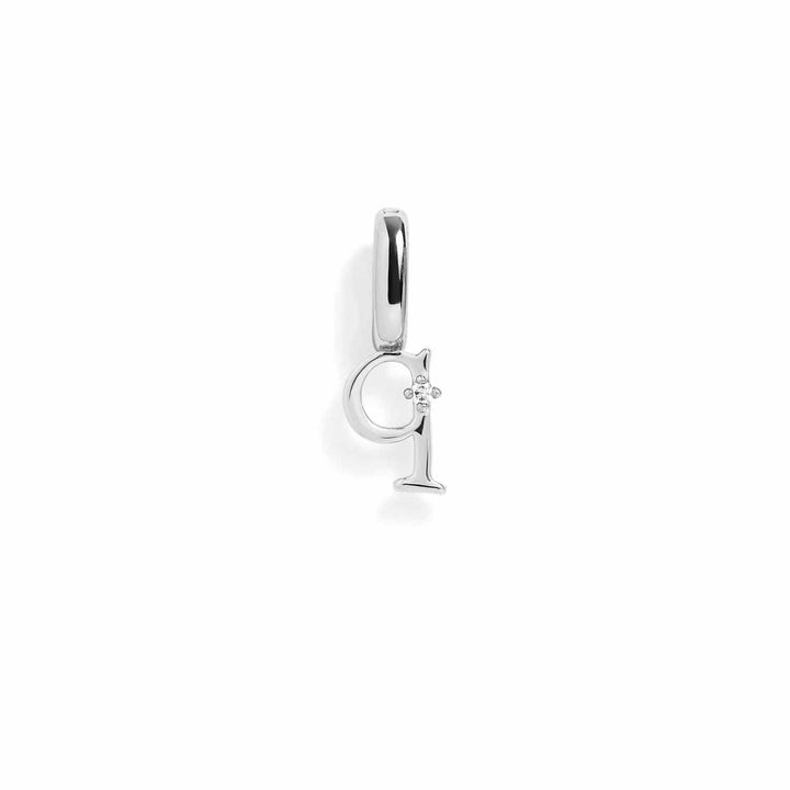 Personalized Letter Charms in Gold & Silver - Wearing Felicity Letter-Charm-Silver-Q Wear Felicity