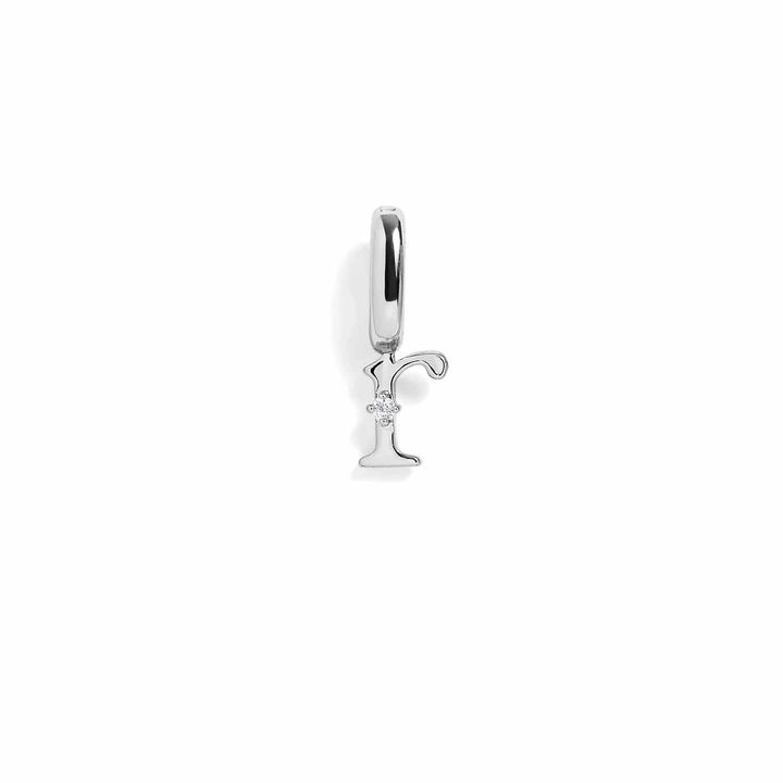 Personalized Letter Charms in Gold & Silver - Wearing Felicity Letter-Charm-Silver-R Wear Felicity