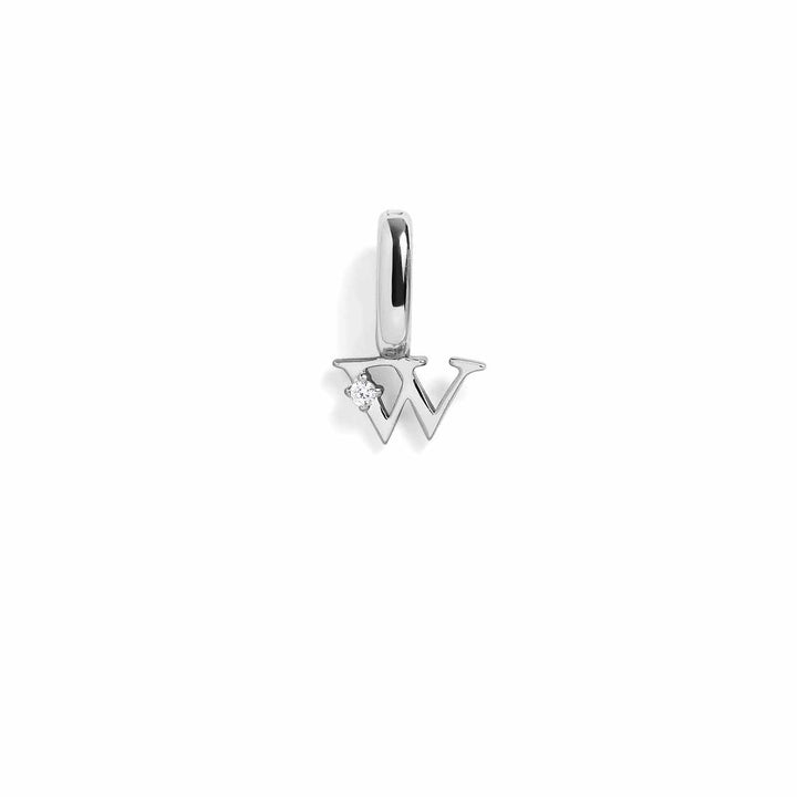 Personalized Letter Charms in Gold & Silver - Wearing Felicity Letter-Charm-Silver-W Wear Felicity