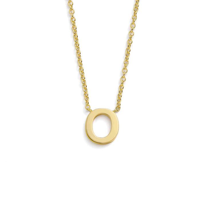 Chic Mini Initial Necklace for Everyday Elegance - Wearing Felicity Mini-Initial-Necklace-Gold-O Wear Felicity