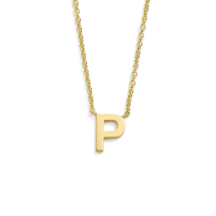 Chic Mini Initial Necklace for Everyday Elegance - Wearing Felicity Mini-Initial-Necklace-Gold-P Wear Felicity