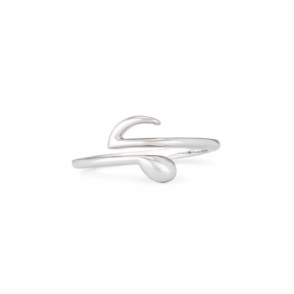 Stylish Music Note Wrap Ring for Music Lovers - Wearing Felicity Music-Note-Wrap-Ring-Silver Wear Felicity