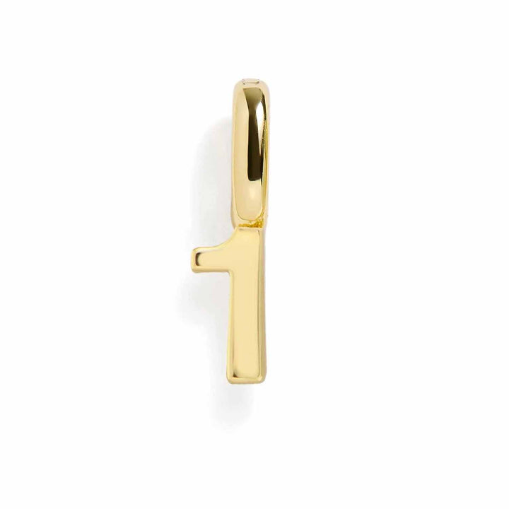 Personalized Number Charms for Unique Jewelry Gifts - Wearing Felicity Number-Charm-Gold-1 Wear Felicity