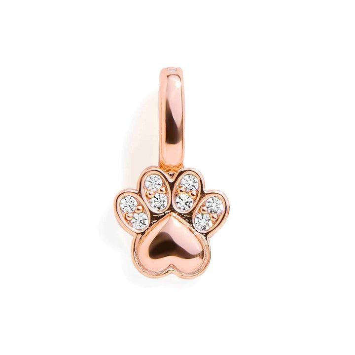 Shop Paw Charm - Perfect for Animal Lovers - Wearing Felicity Paw-Charm-Rose-Gold Wear Felicity