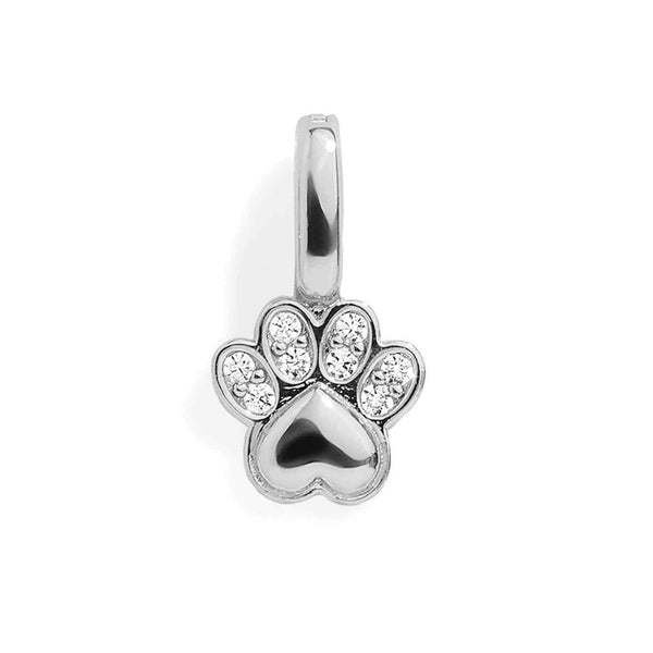 Shop Paw Charm - Perfect for Animal Lovers - Wearing Felicity Paw-Charm-Silver Wear Felicity