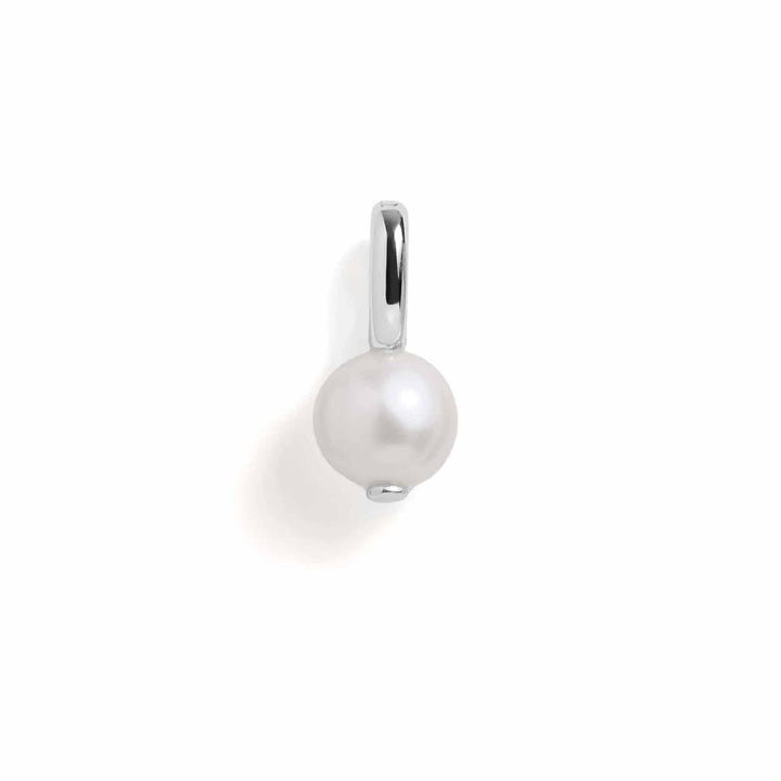 Elegant Pearl Charm for Jewelry Collection - Wearing Felicity Pearl-Charm-Silver Wear Felicity