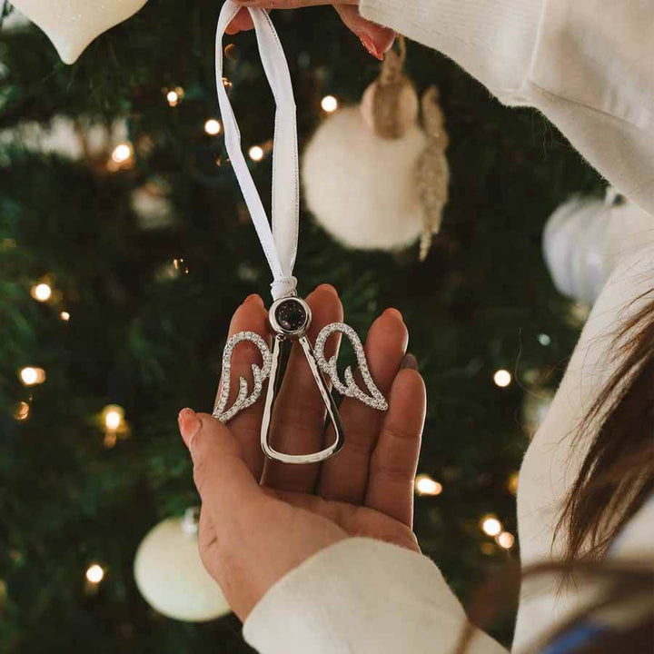 Charming Personalized Angel Photo Ornament for Holidays - Wearing Felicity Personalized-Angel-Photo-Ornament-02 Wear Felicity