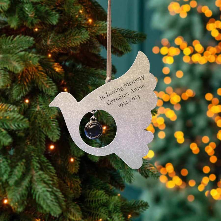 Custom Personalized Bird Photo Ornament Gift - Wearing Felicity Personalized-Bird-Photo-Ornament-02 Wear Felicity
