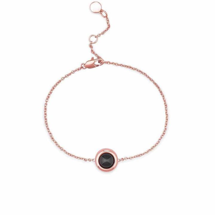 Customizable Cable Chain Photo Bracelet Gift - Wearing Felicity Personalized-Cable-Chain-Photo-Bracelet-Rose-Gold Wear Felicity