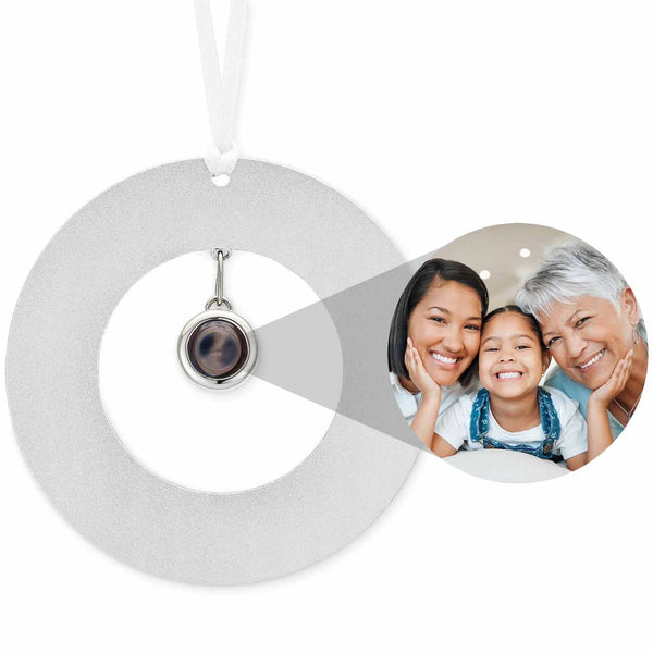 Personalized Circle Photo Ornament - Custom Gift - Wearing Felicity Personalized-Circle-Photo-Ornament-01 Wear Felicity