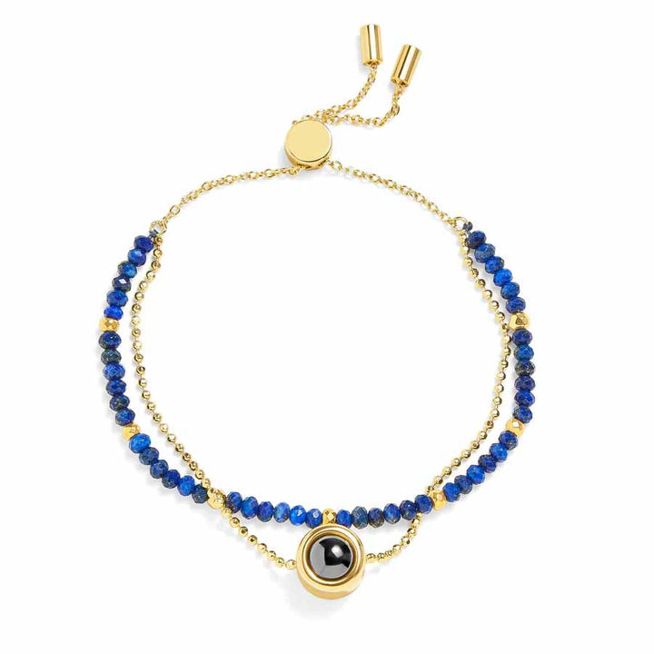 Customizable Crystal Bracelets for Unique Style - Wearing Felicity Personalized-Crystal-Bracelet-Lapis Wear Felicity
