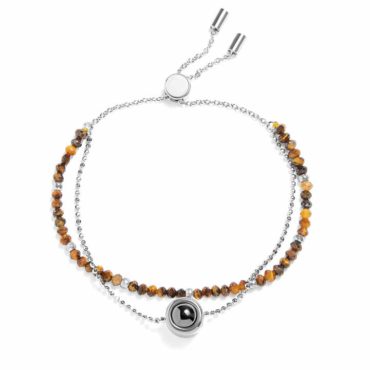 Customizable Crystal Bracelets for Unique Style - Wearing Felicity Personalized-Crystal-Bracelet-Tigers-Eye-01 Wear Felicity