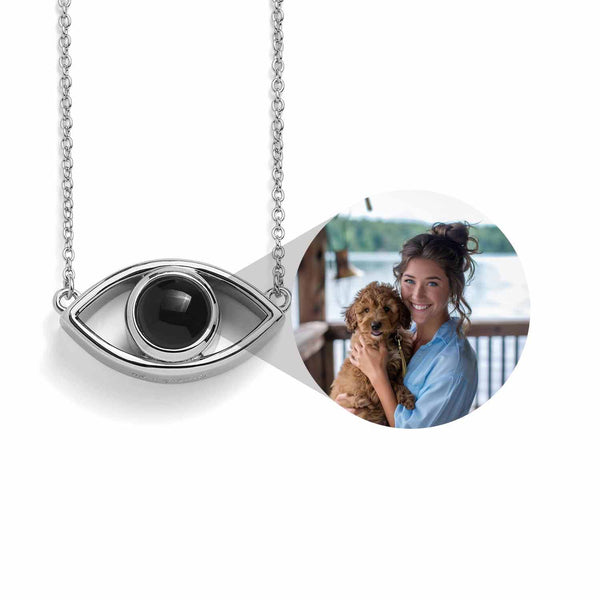 Customizable Evil Eye Necklace for Personal Protection - Wearing Felicity Personalized-Evil-Eye-Necklace-Silver Wear Felicity
