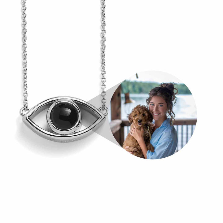 Customizable Evil Eye Necklace for Personal Protection - Wearing Felicity Personalized-Evil-Eye-Necklace-Silver Wear Felicity