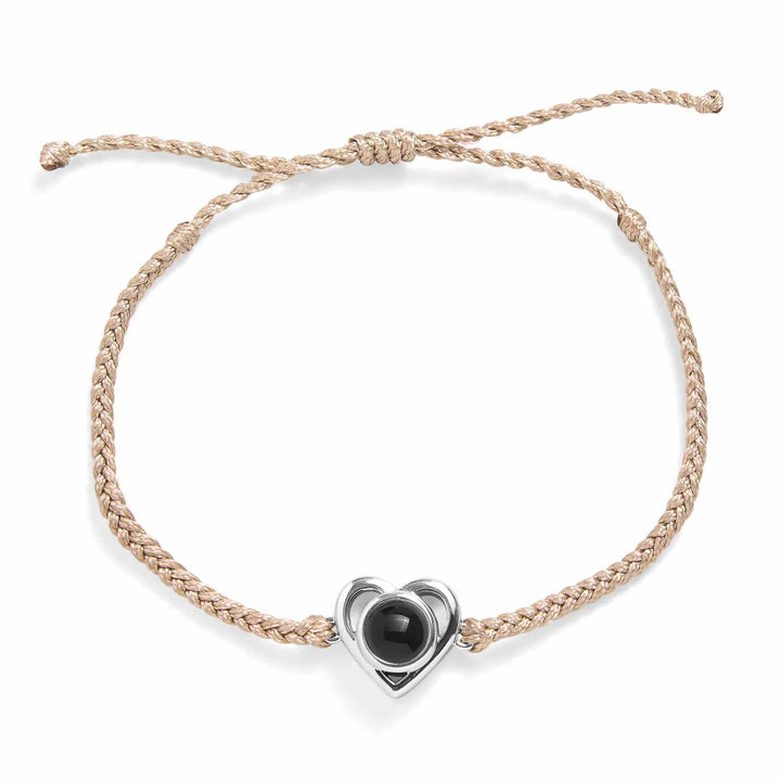 Personalized Heart Photo Bracelet - Custom Jewelry - Wearing Felicity Personalized-Heart-Photo-Bracelet-Gold Wear Felicity