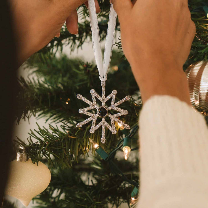 Personalized Nordic Snowflake Photo Ornament Gift - Wearing Felicity Personalized-Nordic-Snowflake-Photo-Ornament-02 Wear Felicity
