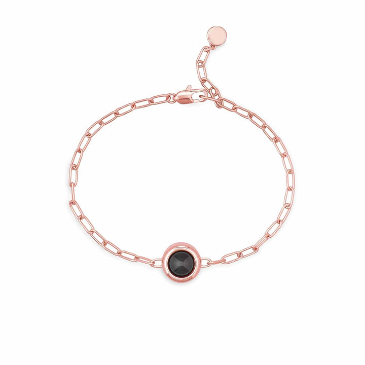 Custom Photo Bracelet Personalized Paper Clip Chain - Wearing Felicity Personalized-Paper-Clip-Chain-Photo-Bracelet-Rose-Gold Wear Felicity