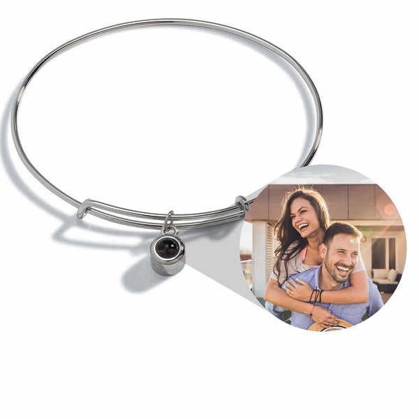 Personalized Photo Bangle - Custom Jewelry Gift - Wearing Felicity Personalized-Photo-Bangle-01 Wear Felicity