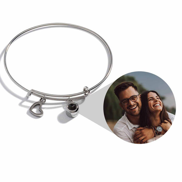Customizable Photo Bangle with Heart Charm Gift - Wearing Felicity Personalized-Photo-Bangle-With-Heart-Charm-01_4d5eda36-c52d-4d16-9373-9d4872eedb62 Wear Felicity