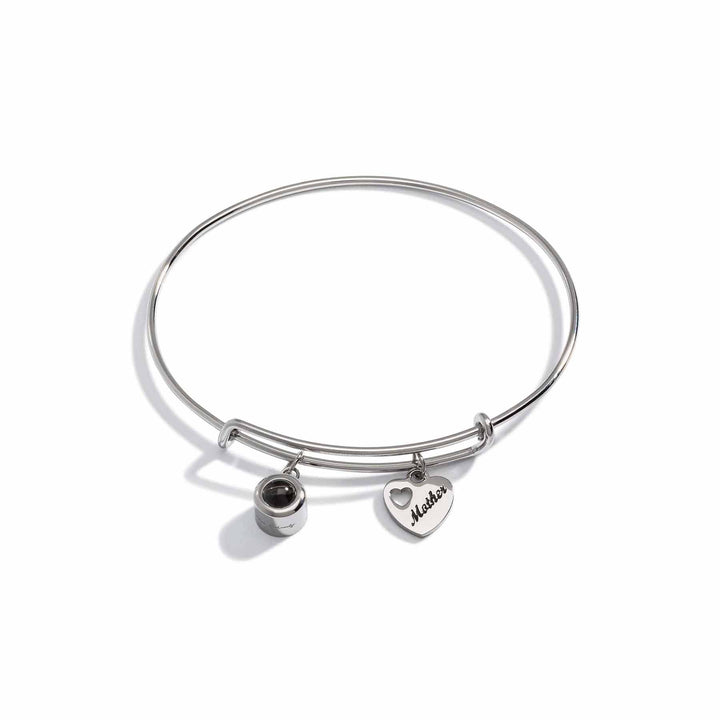 Customizable Photo Bangle with Mother Charm - Wearing Felicity Personalized-Photo-Bangle-With-Mother-Charm-02_24963e36-1b93-453c-b1db-6e0d4a13c246 Wear Felicity