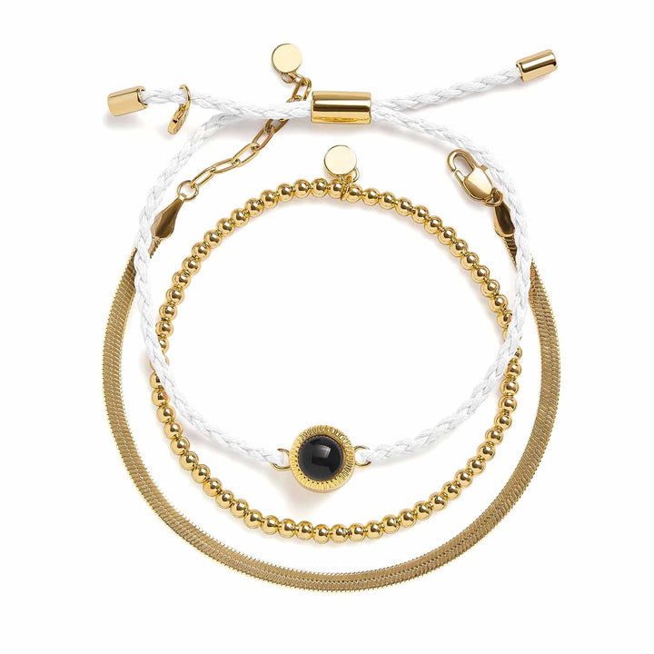 Customizable Stack Photo Bracelet for Unique Style - Wearing Felicity Personalized-Stack-Photo-Bracelet-White-Gold Wear Felicity
