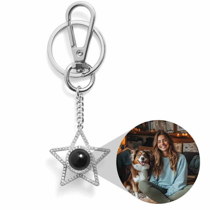 Unique Personalized Star Photo Keychain for Gifts - Wearing Felicity Personalized-Star-Photo-Keychain Wear Felicity