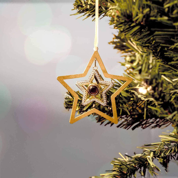 Customizable Star Photo Ornaments for Memorable Gifts - Wearing Felicity Personalized-Star-Photo-Ornament-02